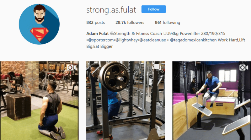Top 5 Dubai-based Fitness Instagram Profiles (Male) with the Most Eye-Catching Content