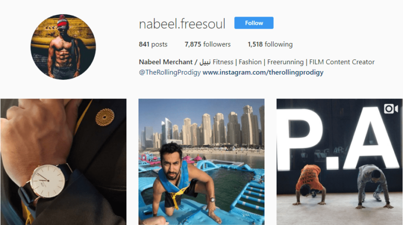 Dubai Male Instagram