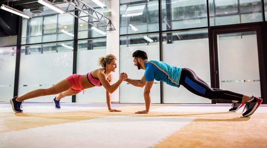 Why your gym buddy should be your real partner