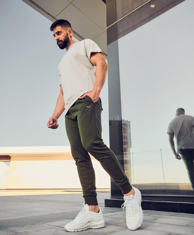 Buy Levi'S Olive Green Cotton Tapered Fit Joggers for Mens Online @ Tata  CLiQ